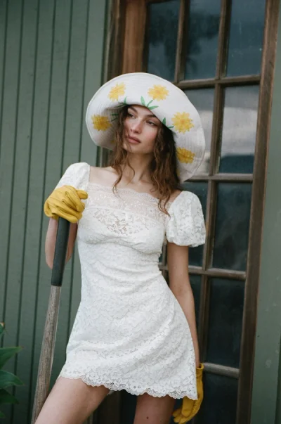 Photo of Jacqueline Mini Dress on model, view 1